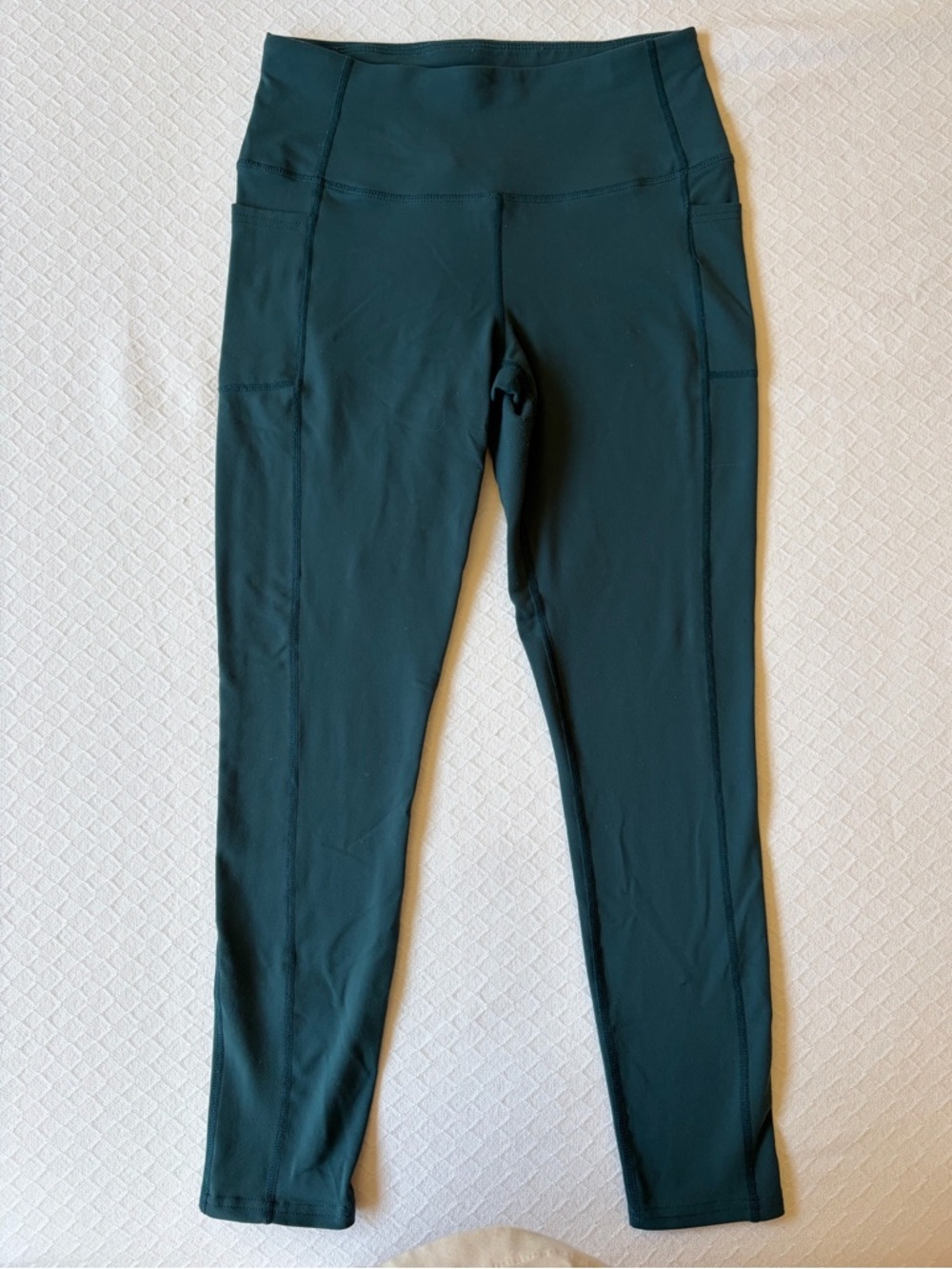 Skechers GoWalk High Waisted Leggings Blue Pockets Size M